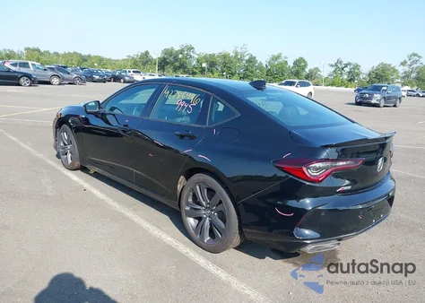 2022 Acura Tlx A-Spec Package z USA, uszkodzony, nr VIN 19UUB5F56NA003368